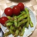 なふにし's cooksnap of when they made 旬！！アスパラの簡単おひたし^_^.