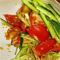 katkimryi's cooksnap of when they made 簡単★きゅうりトマトツナのサラダ.