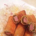 aa4589's cooksnap of when they made お魚ソーセージのスティック春巻き.