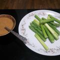 クックHQ8IJ7☆'s cooksnap of when they made 簡単前菜！アスパラみそこくソース添え.