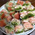 働くママ40's cooksnap of when they made 簡単、ご馳走生春巻き.