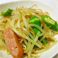 のみやんぬ's cooksnap of when they made 夏野菜☆簡単☆オクラもやしウィンナー炒め.