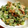 Aloha☆★'s cooksnap of when they made オクラのマヨ醤油和え.