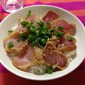 マルルル's cooksnap of when they made 男のロマンだ！まぐろの漬けで絶品漬け丼.