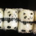 sansanさん's cooksnap of when they made パンダおにぎり♡.