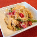 moccharera's cooksnap of when they made トマトとピーマンの卵炒め☆野菜嫌い克服.