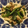 kota♪'s cooksnap of when they made 菜の花としめじのナムル.
