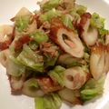 kota♪'s cooksnap of when they made キャベツとツナとちくわのパパッと炒め.