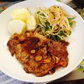 ペペジーナ's cooksnap of when they made ガーリックが香る、和風ステーキソース.