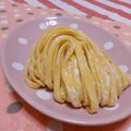赤い電話's cooksnap of when they made 簡単！　生パスタ　フェットチーネ.