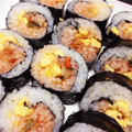 みゆぴち's cooksnap of when they made ちょいピリ☆ キムチ＆炒り卵の海苔巻き.