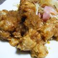 リナリオ's cooksnap of when they made 鶏の竜田揚げ・オニオンペッパーダレ.