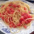 とーるんば's cooksnap of when they made 【くせになる　うま塩】簡単冷製パスタ.