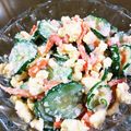 早起きまま's cooksnap of when they made 胡瓜と卵のたらこマヨサラダ.