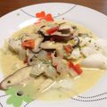 felicekmk's cooksnap of when they made シェフ直伝！タラのキノコクリームソース.