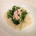 makikoyoga's cooksnap of when they made ササミと三つ葉の柚子胡椒ポン酢和え.