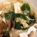 nocconeco's cooksnap of when they made ■簡単朝昼■豆腐もろへいや卵スープ☆減量.