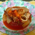 クックDZL1ZX☆'s cooksnap of when they made 圧力鍋で♪イカと大根のやわらかトマト煮.