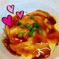 sakoまぁ's cooksnap of when they made もやしとひき肉のあんかけオムレツ.