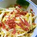 ここちゃんとシー君's cooksnap of when they made もやしと玉子の酢の物☆.