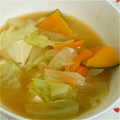 3mikuna's cooksnap of when they made かぼちゃと人参と玉ねぎのみそ汁.