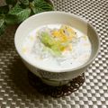 puniＫ's cooksnap of when they made ふわふわ卵としらすのホットミルクかけご飯.