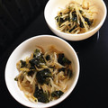 ちえちんと龍's cooksnap of when they made めんつゆで簡単☆もやしとわかめのナムル.