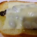 わたるんママ's cooksnap of when they made 黒豆ときな粉のチーズトースト.