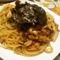 あんべみ's cooksnap of when they made やみつき〜♡ネギたっぷり納豆キムチパスタ.