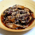 kunpuu's cooksnap of when they made レンチンで簡単★ナスの中華風タレの和え物.