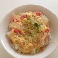 きたろうさん's cooksnap of when they made ＊ふわ②とろ〰ん♬カニ玉丼＊*.