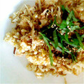 くまちゃん♪♪♪'s cooksnap of when they made ❦ ごぼう＆ツナのマヨ炒飯 ❦.