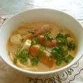 さるさるさ's cooksnap of when they made とろ～り☆豆乳キムチうどん.