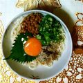 ma___111's cooksnap of when they made 昆布と納豆オクラねばねばぶっかけそうめん.