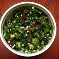 こたつねこくん's cooksnap of when they made ねばねば元気☆モロヘイヤ&おくらの梅和え.