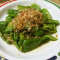しのばぁたん's cooksnap of when they made ピーマン♪蒸して炒めて.