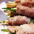 ゆっこ～'s cooksnap of when they made ミョウガとオクラの豚肉巻～生姜焼き風味～.