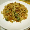 ﾎﾞﾝﾎﾞﾔｰｼﾞｭ's cooksnap of when they made オクラとタマゴのパスタ.