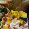 ★くまた★☆'s cooksnap of when they made お弁当☆カボチャとカニカマのマヨネ和え.