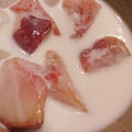 Ｊａｍ．'s cooksnap of when they made 桃みるく。濃厚でとろける桃の食べ方.