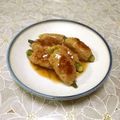 ＠迷子＠'s cooksnap of when they made オクラのつくね巻き～♪.