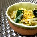 ひよこぱん☆'s cooksnap of when they made 片付けも楽チン♪もやしナムルっぽいやつ.