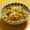 もんしゅしゅ's cooksnap of when they made キャベツとウィンナーのソース炒め.