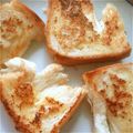 chaso。's cooksnap of when they made フライパンで作る♪簡単ガリマヨトースト♪.