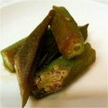 chamekichi's cooksnap of when they made オクラのポン酢炒め.