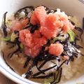 ペキボン's cooksnap of when they made 香るわさびバター♪たらこのお茶漬け.