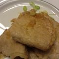 サムガリ's cooksnap of when they made ちょっと格安　アメリカ産豚肉の生姜焼き.