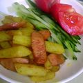 トコタン's cooksnap of when they made お弁当にも☆カレー風味のウィンナーポテト.