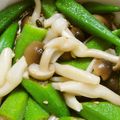 maritana's cooksnap of when they made オクラとしめじのおひたし.