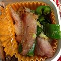 こたつねこくん's cooksnap of when they made お弁当に「ピーマンとハムのチーズ絡め」.